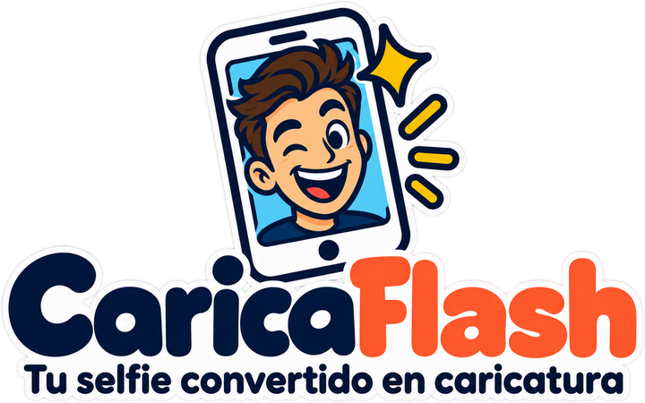 CaricaFlash · Tu selfie convertido en caricatura